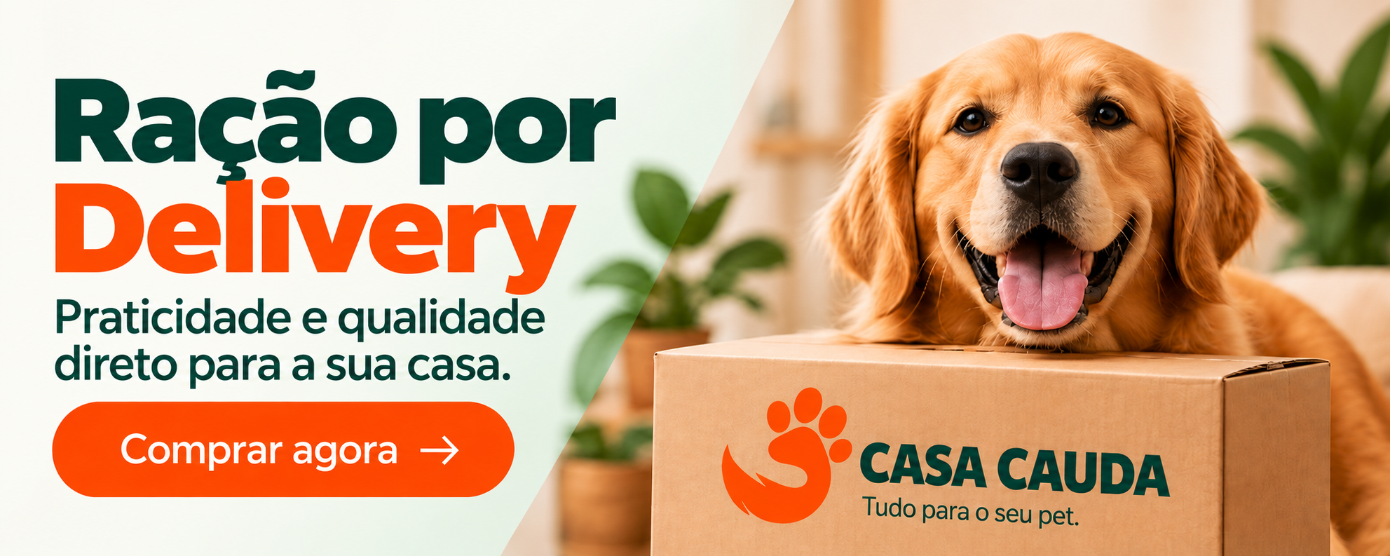 Ração por Delivery — Praticidade, qualidade e o seu pet sempre bem. Comprar agora